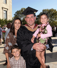 David Cerami with his family