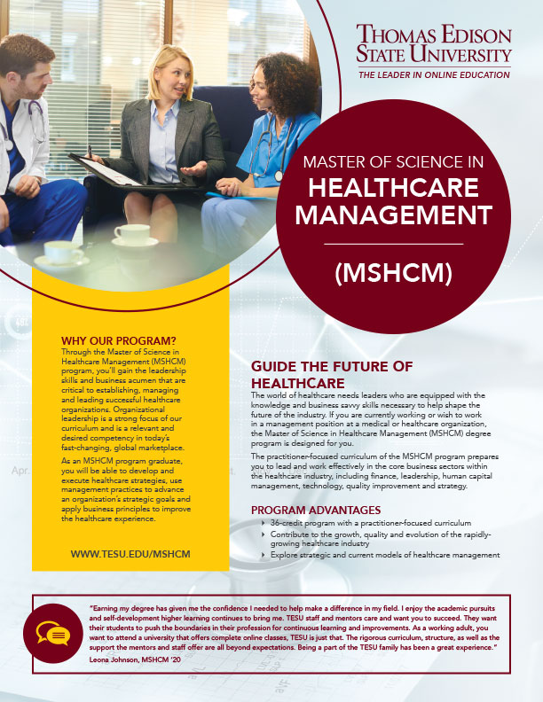 MS in Healthcare Management