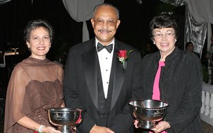 Helene Garcia, Dr. George Pruitt, Frieda Applegate