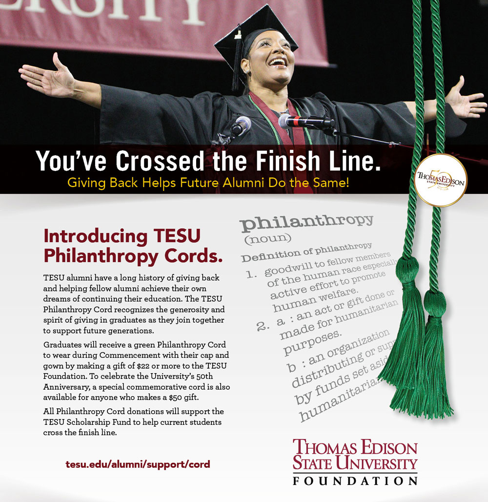 Introducing TESU Philanthropy Cords
