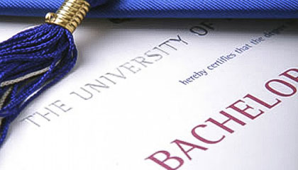 I have a bachelor's degree